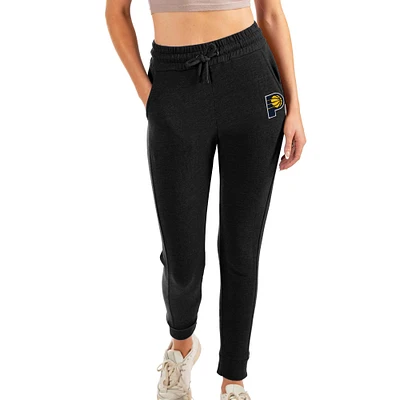 Women's Antigua Heathered Black Indiana Pacers Action Jogger Pants