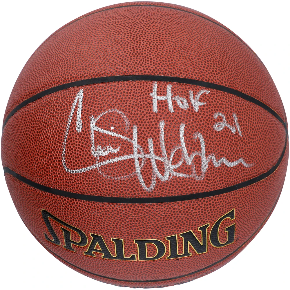 Chris Webber Sacramento Kings Autographed NBA Zi/O Excel Indoor/Outdoor Basketball with "HOF 21" Inscription
