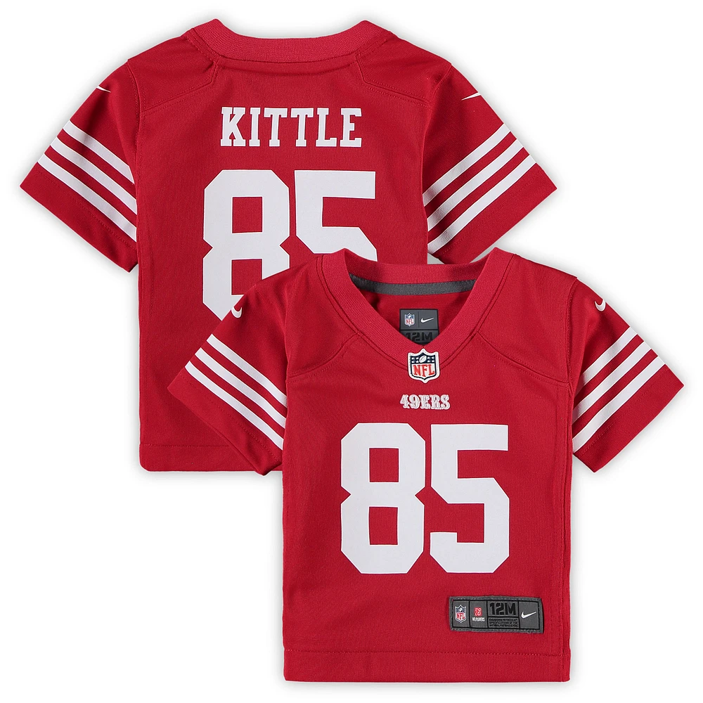 Infant Nike George Kittle Scarlet San Francisco 49ers Team Player Game Jersey