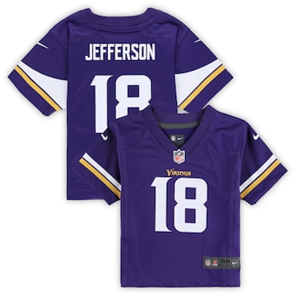 Infant Nike Justin Jefferson Purple Minnesota Vikings Team  Player Game Jersey