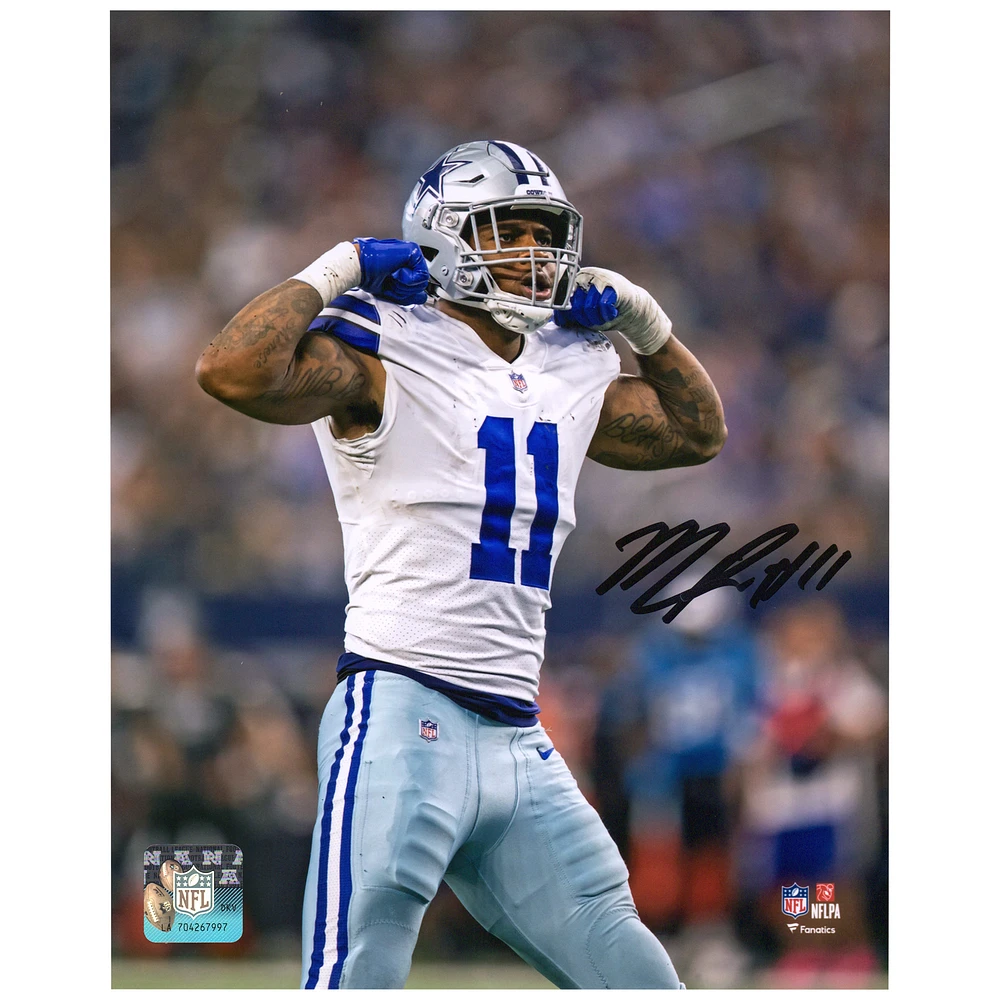 Micah Parsons Dallas Cowboys Autographed 8'' x 10'' Sack Photograph