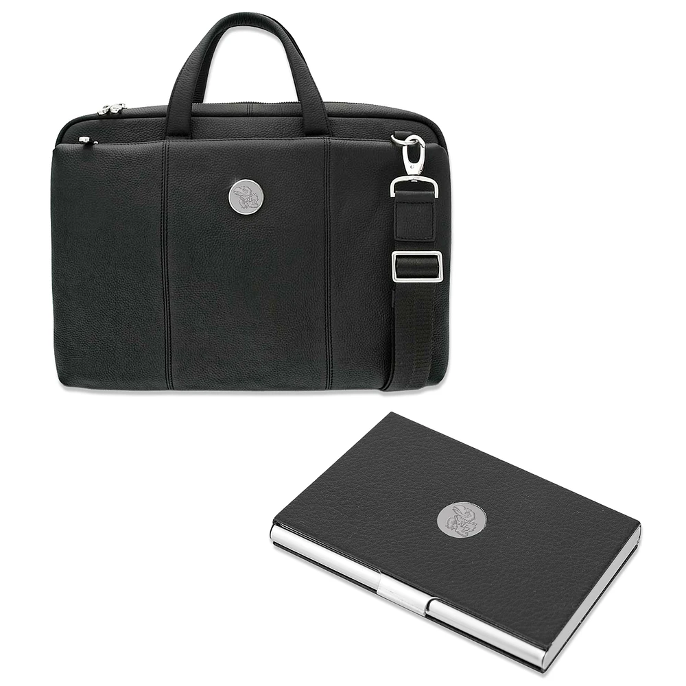 Black Kansas Jayhawks Medallion Executive Set