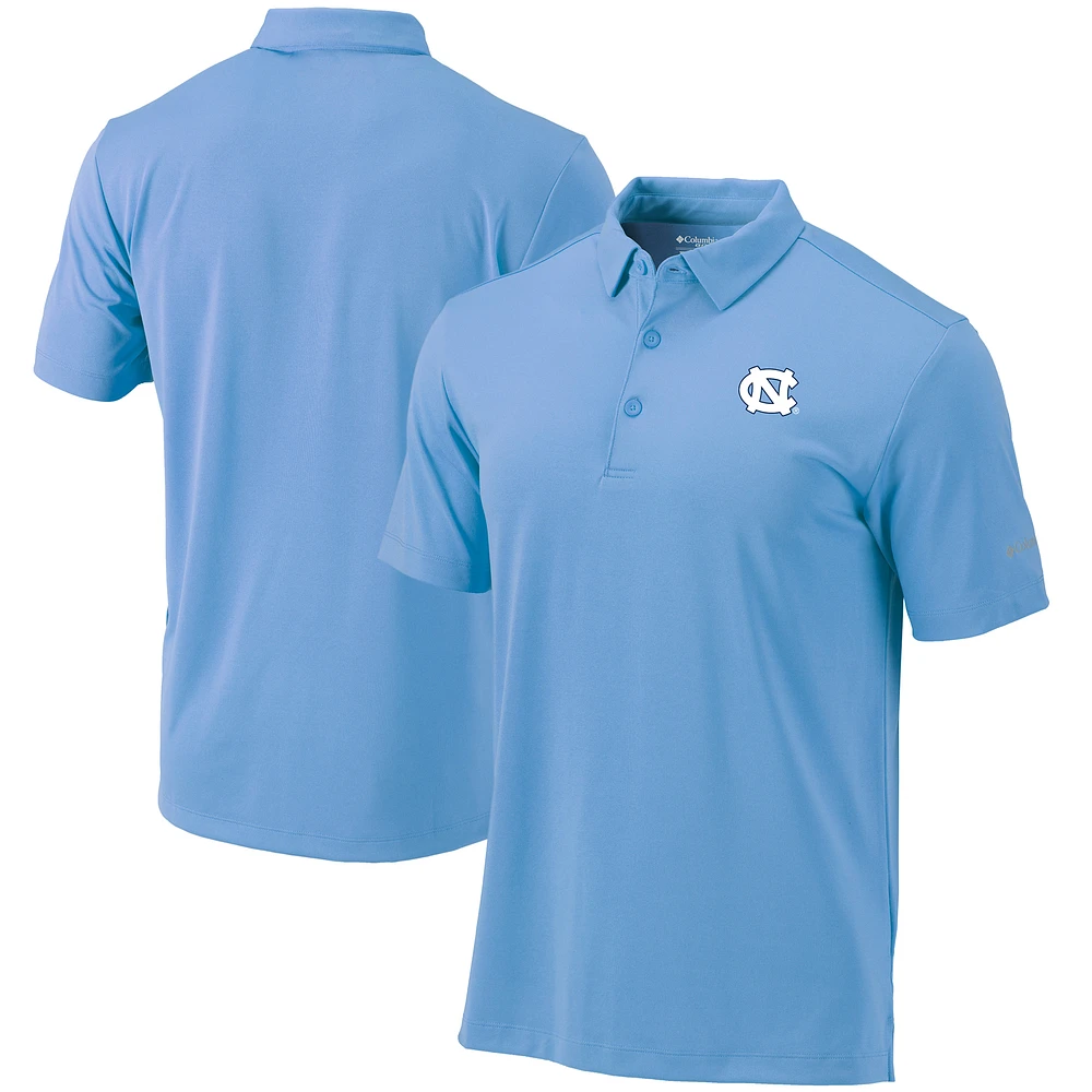 Men's Columbia Carolina Blue North Tar Heels Omni-Wick Drive Polo