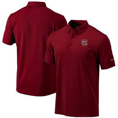 Men's Columbia Garnet South Carolina Gamecocks Omni-Wick Drive Polo