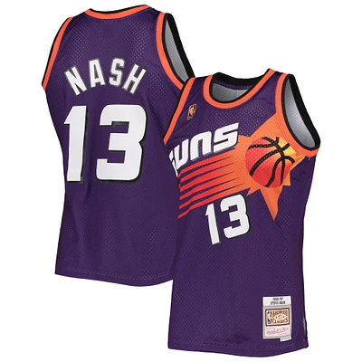 Men's Mitchell & Ness Steve Nash Purple Phoenix Suns 1996/97 Hardwood Classics Swingman Jersey