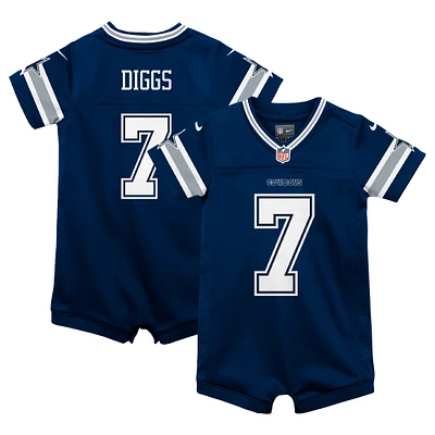 Infant Nike Trevon Diggs Navy Dallas Cowboys Game Romper Jersey