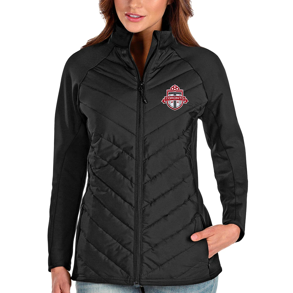 Women's Antigua Black Toronto FC Altitude Full-Zip Jacket