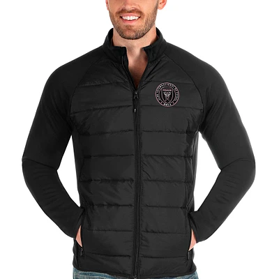 Men's Antigua Black Inter Miami CF Altitude Full-Zip Jacket