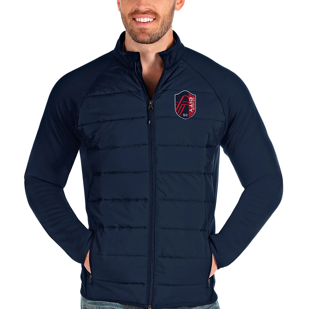 Men's Antigua Navy St. Louis City SC Altitude Full-Zip Jacket