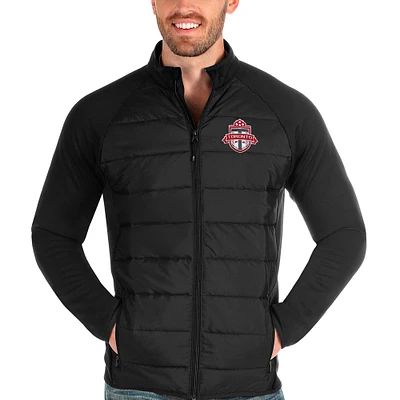 Men's Antigua Black Toronto FC Altitude Full-Zip Jacket