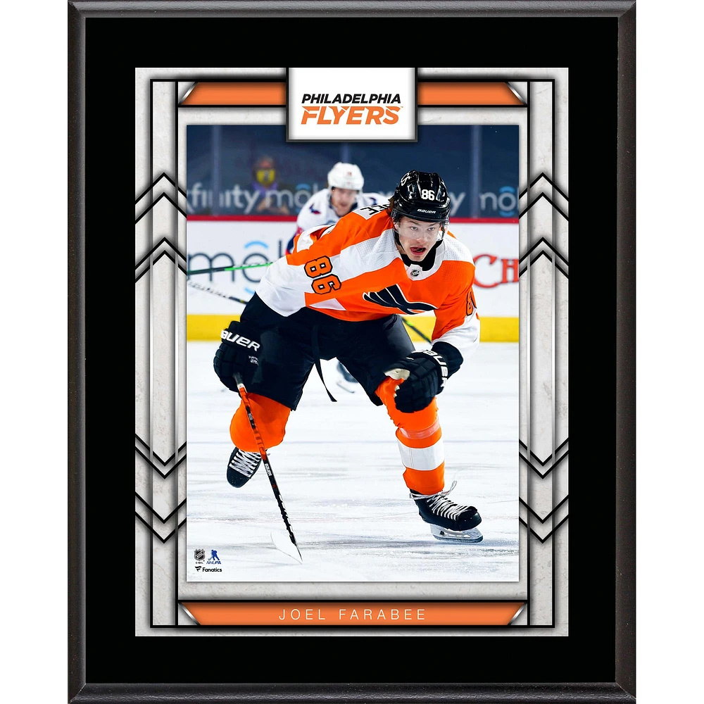 Joel Farabee Philadelphia Flyers 10.5" x 13" Sublimated Player Plaque