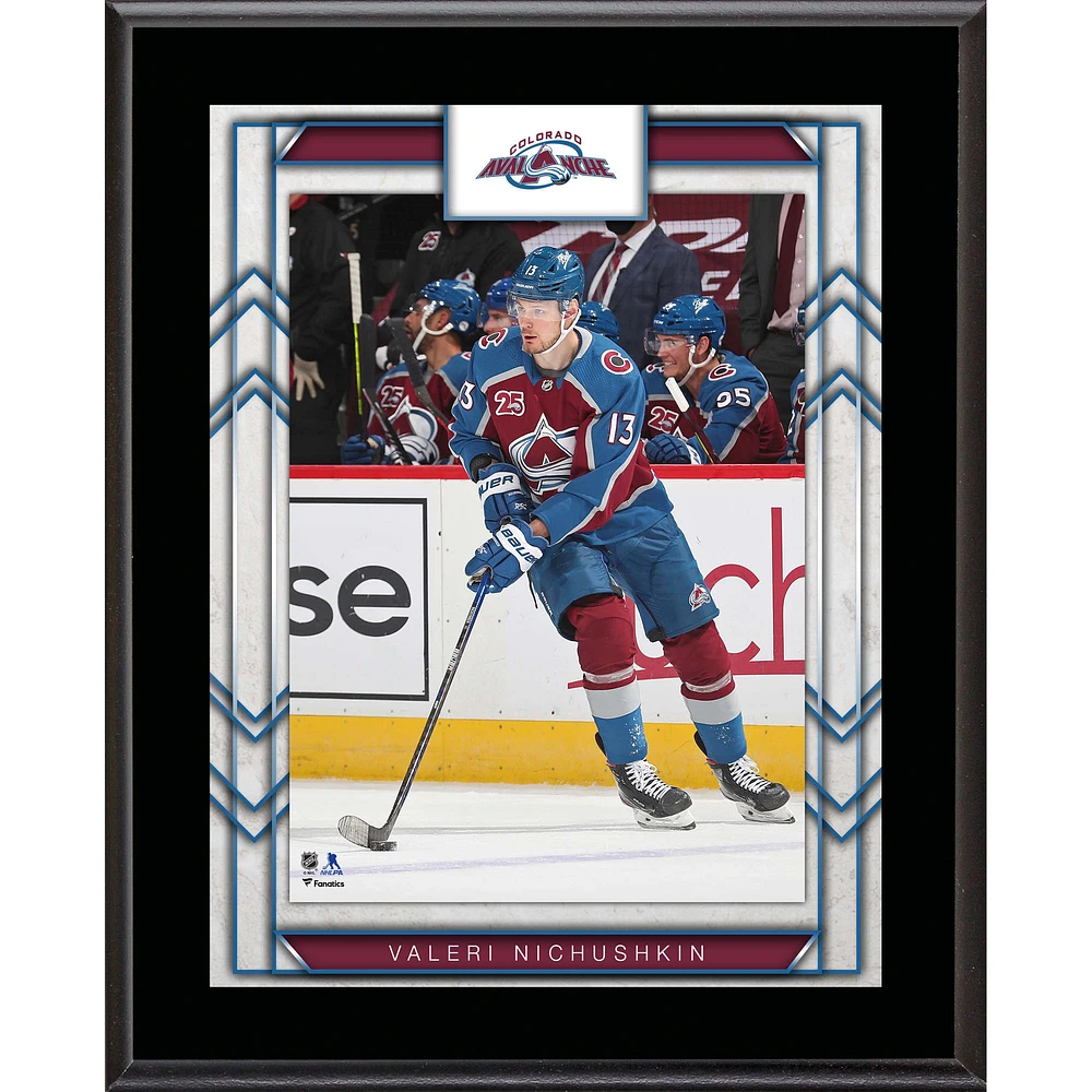 Valeri Nichushkin Colorado Avalanche 10.5" x 13" Sublimated Player Plaque