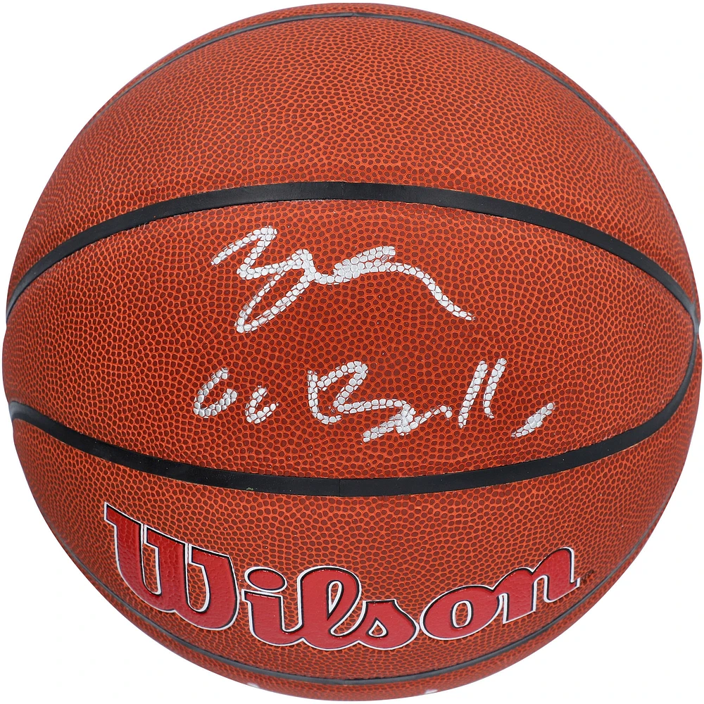 Lonzo Ball Chicago Bulls Autographed Wilson Team Logo Basketball with "Go Bulls" Inscription