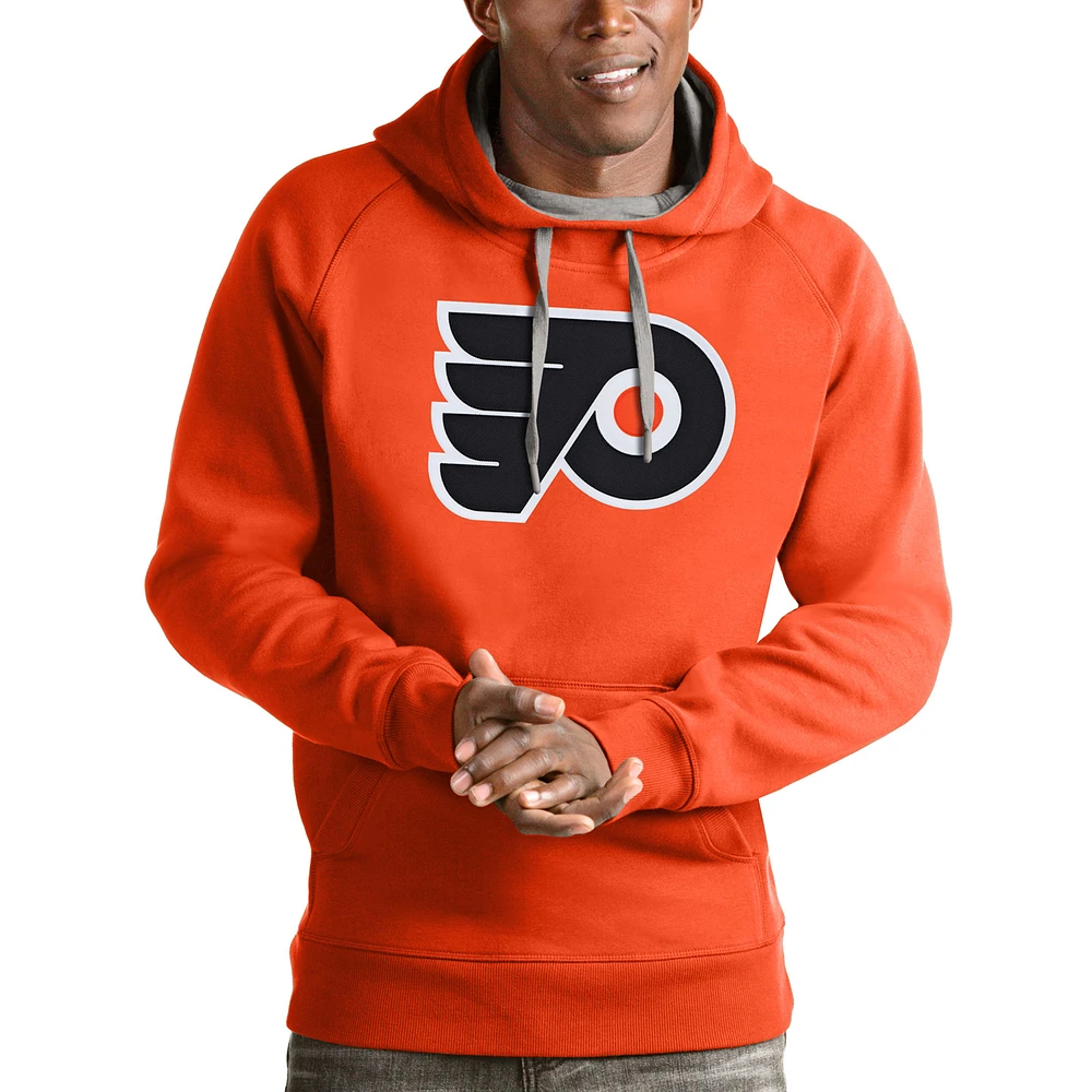 Men's Antigua Philadelphia Flyers Logo Victory Pullover Hoodie