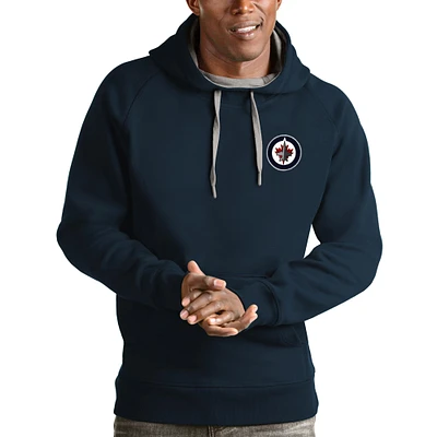 Men's Antigua Navy Winnipeg Jets Team Victory Pullover Hoodie