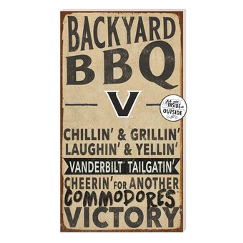 Brown Vanderbilt Commodores 11'' x 20'' Indoor/Outdoor BBQ Sign