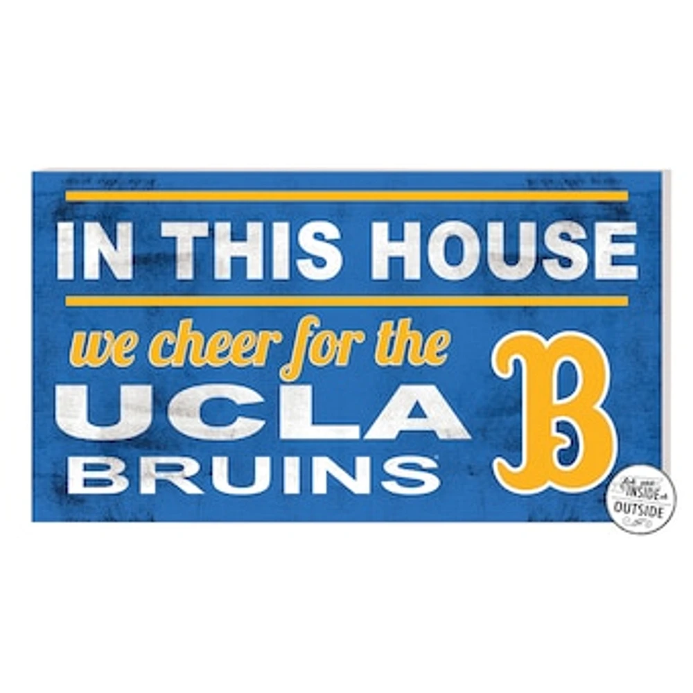 Blue UCLA Bruins 11'' x 20'' Indoor/Outdoor In This House Sign