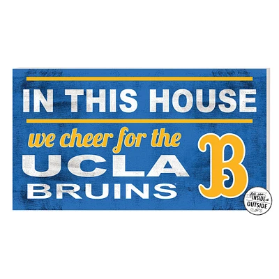 Blue UCLA Bruins 11'' x 20'' Indoor/Outdoor In This House Sign