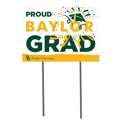 Baylor Bears 18'' x 24'' Proud Grad Yard Sign
