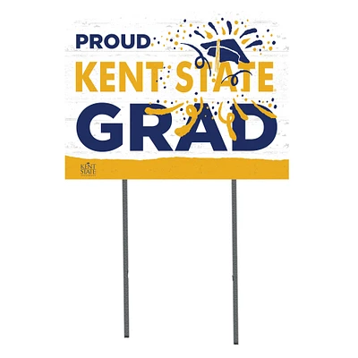 Kent State Golden Flashes 18'' x 24'' Proud Grad Yard Sign