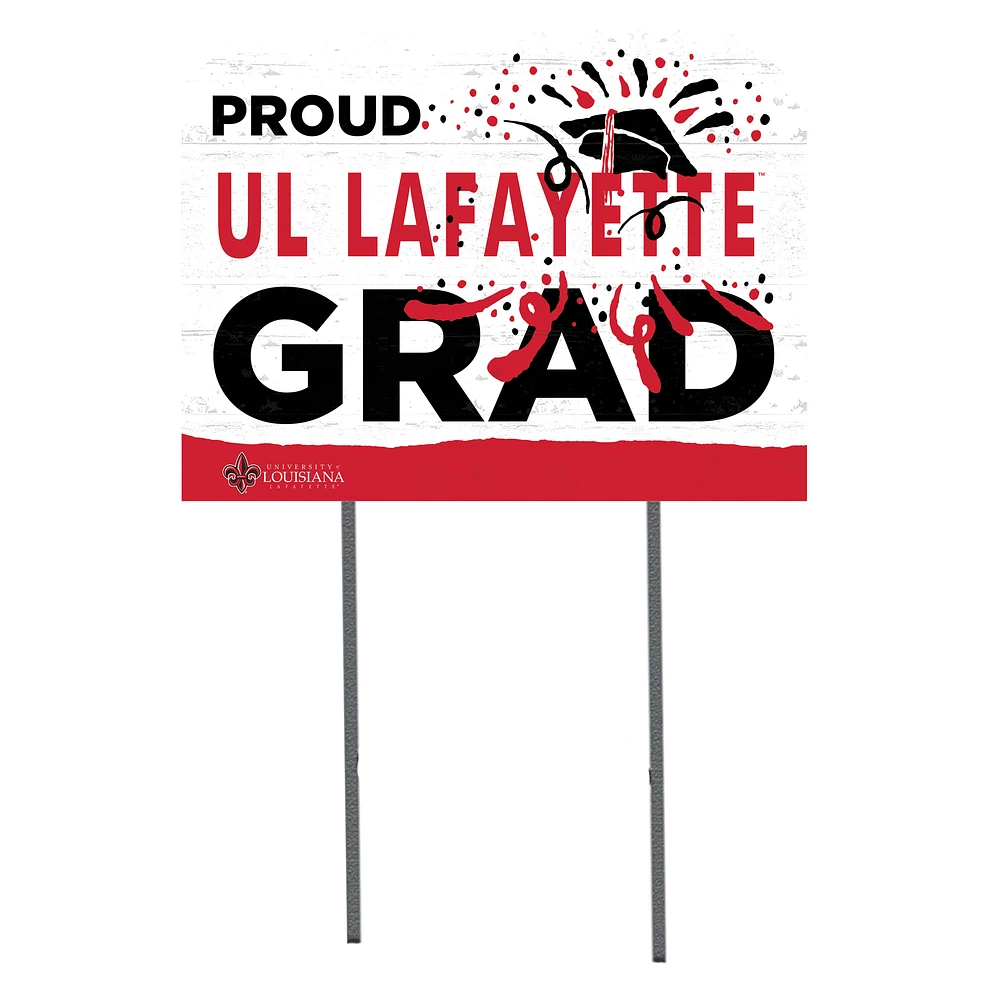 Louisiana Ragin' Cajuns 18'' x 24'' Proud Grad Yard Sign