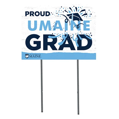 Maine Black Bears 18'' x 24'' Proud Grad Yard Sign