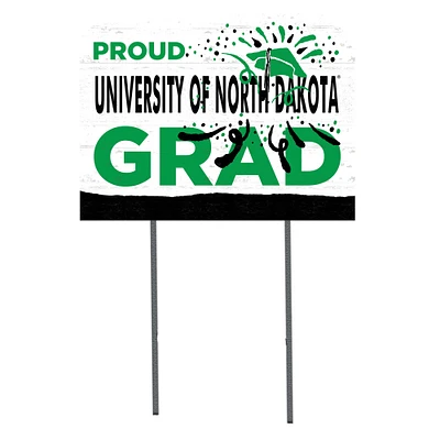 North Dakota 18'' x 24'' Proud Grad Yard Sign
