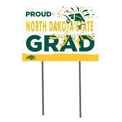 NDSU Bison 18'' x 24'' Proud Grad Yard Sign