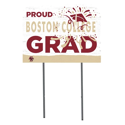 Boston College Eagles 18'' x 24'' Proud Grad Yard Sign