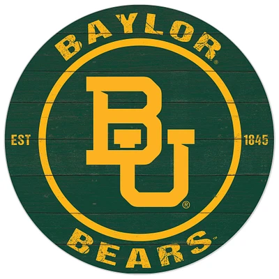 Baylor Bears 20'' x 20'' Indoor/Outdoor Circle Sign