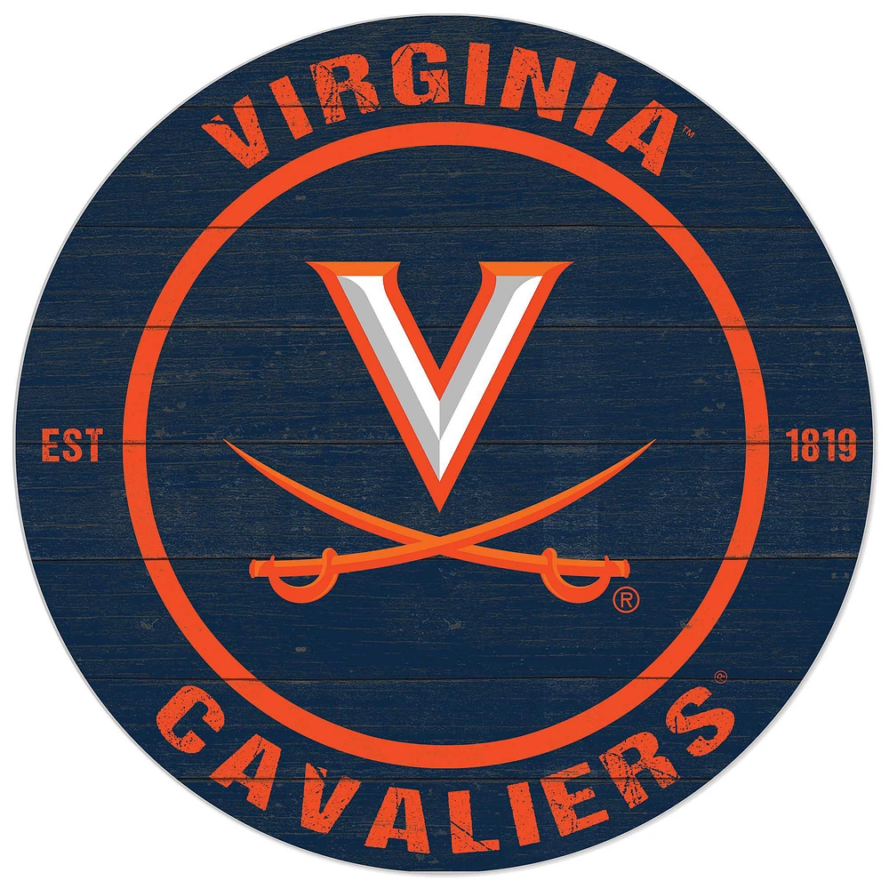 Virginia Cavaliers 20'' x 20'' Indoor/Outdoor Circle Sign