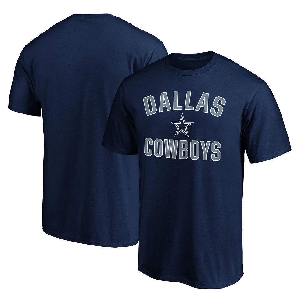 Men's Fanatics Navy Dallas Cowboys Victory Arch T-Shirt