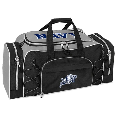 Gray Navy Midshipmen Action Pack Duffel Bag
