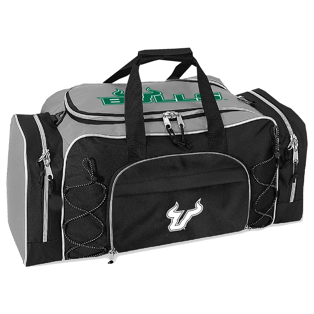 Gray South Florida Bulls Action Pack Duffel Bag