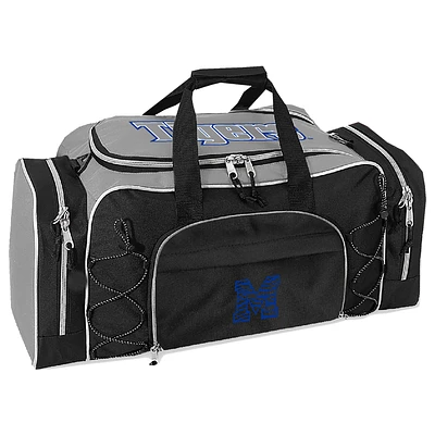Gray Memphis Tigers Action Pack Duffel Bag