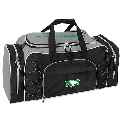 Gray North Dakota Action Pack Duffel Bag