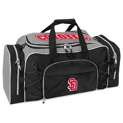 Gray South Dakota Coyotes Action Pack Duffel Bag