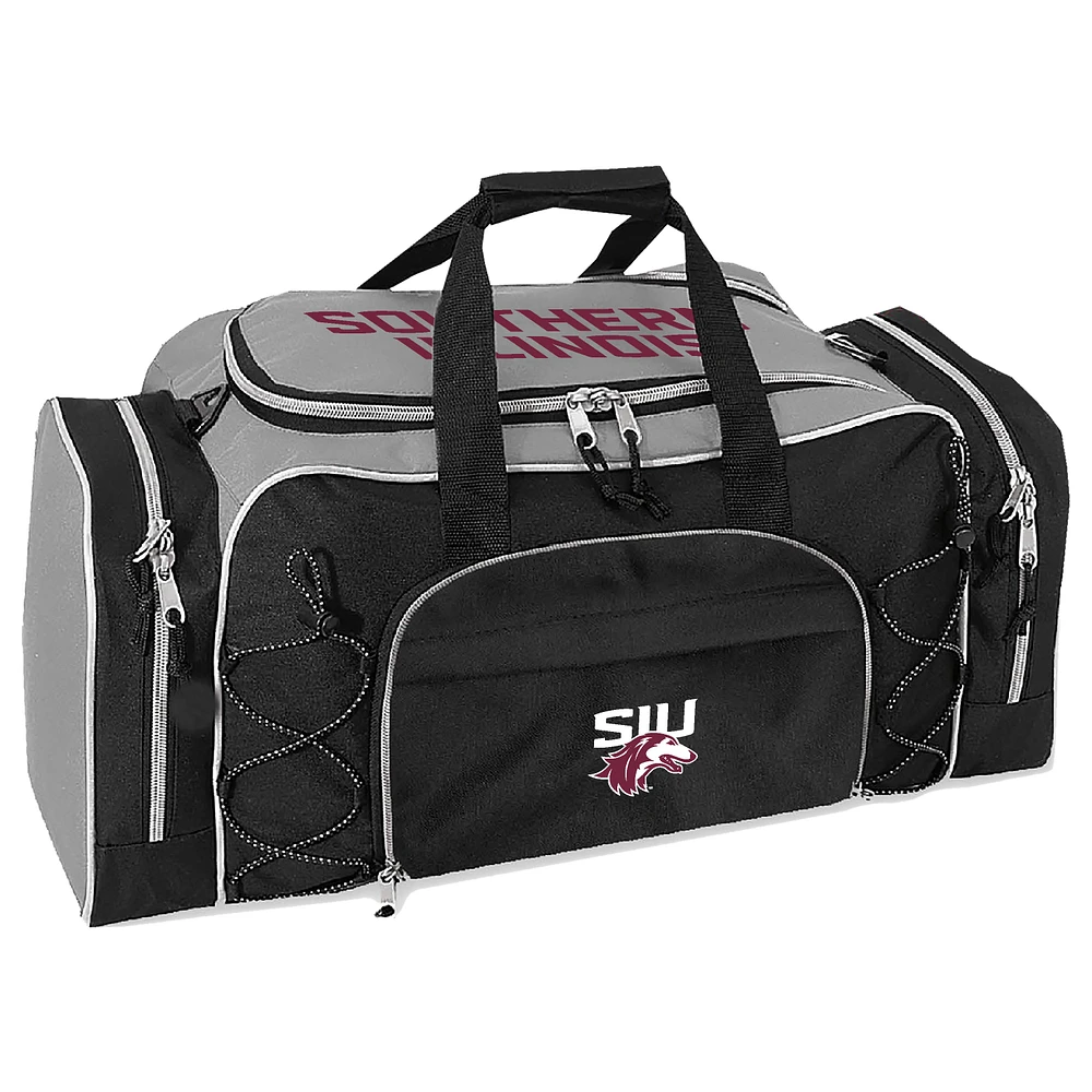 Gray Southern Illinois Salukis Action Pack Duffel Bag