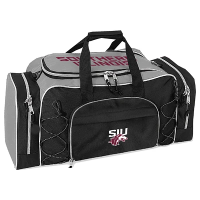 Gray Southern Illinois Salukis Action Pack Duffel Bag