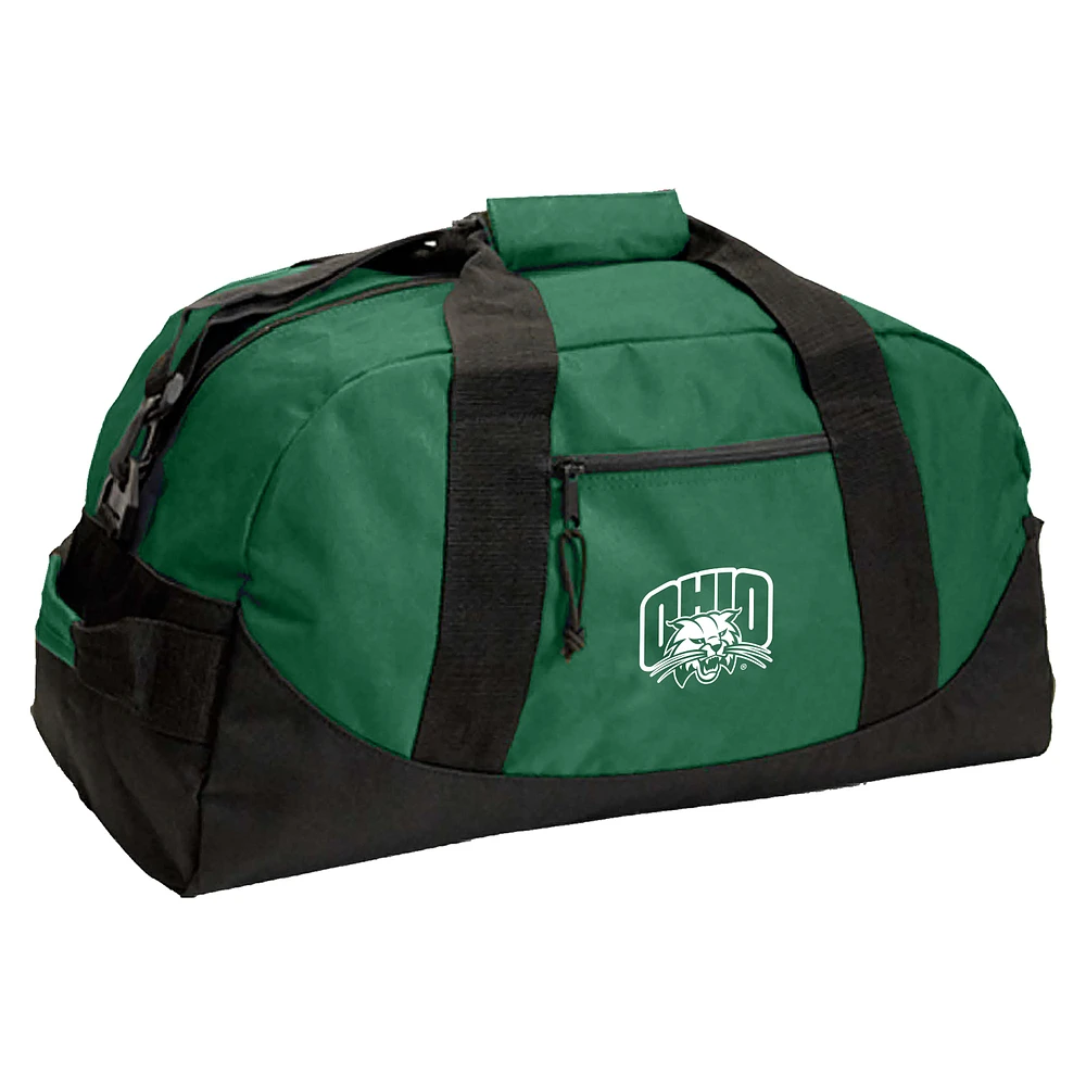 Green Ohio Bobcats Dome Duffel Bag