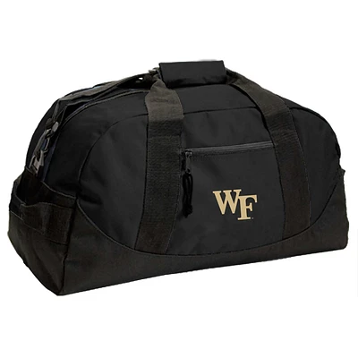 Black Wake Forest Demon Deacons Dome Duffel Bag