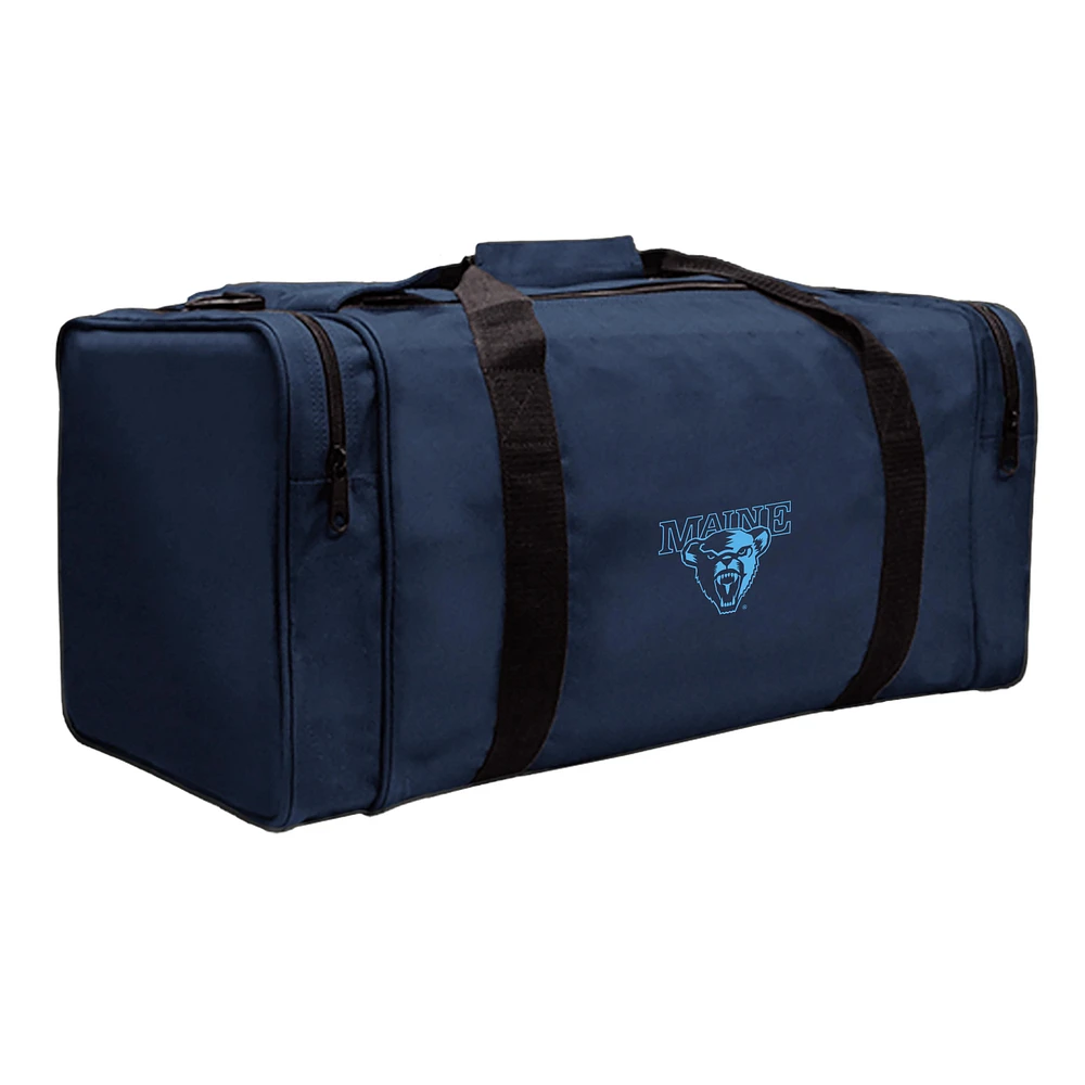 Navy Maine Black Bears Gear Pack Square Duffel Bag