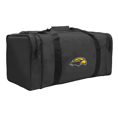 Black Southern Miss Golden Eagles Gear Pack Square Duffel Bag