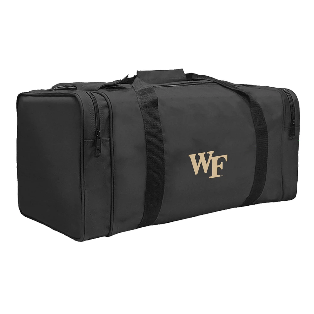 Black Wake Forest Demon Deacons Gear Pack Square Duffel Bag