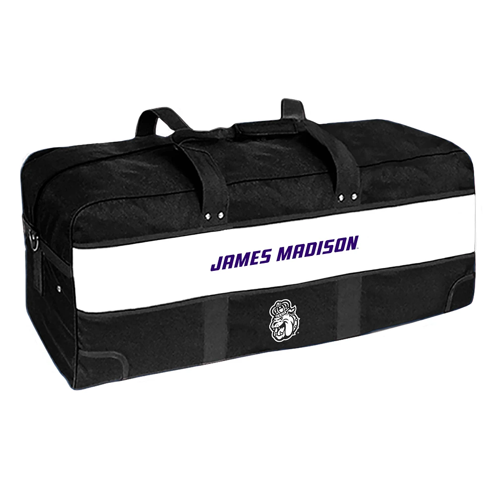Black James Madison Dukes Mega Pack Hockey Bag