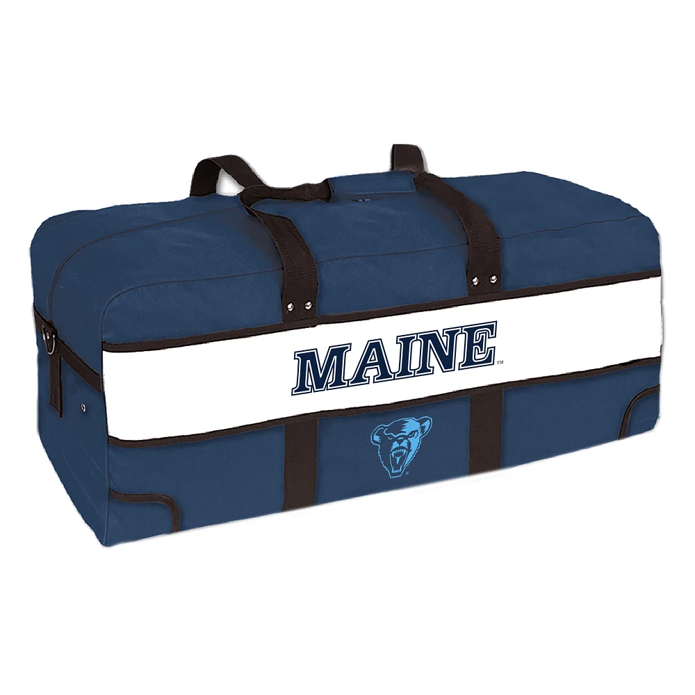 Navy Maine Black Bears Mega Pack Hockey Bag