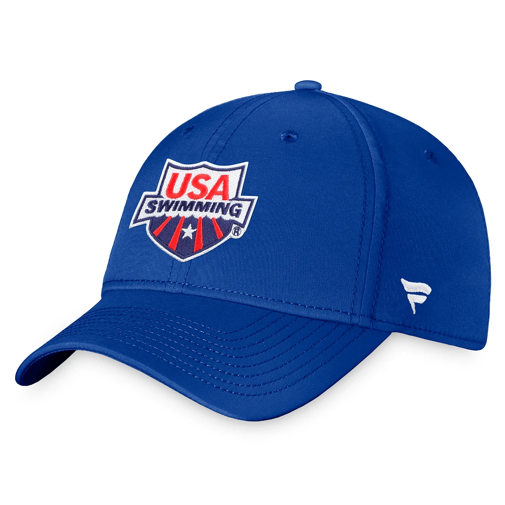 Men's Fanatics Royal USA Swimming Flex Hat