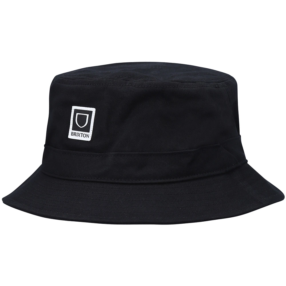 Men's Brixton Black Beta Packable Bucket Hat