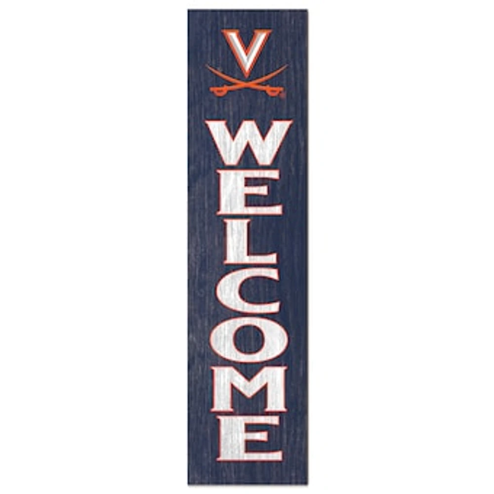 Virginia Cavaliers 12'' x 48'' Welcome Leaner