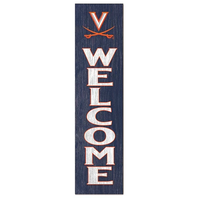 Virginia Cavaliers 12'' x 48'' Welcome Leaner